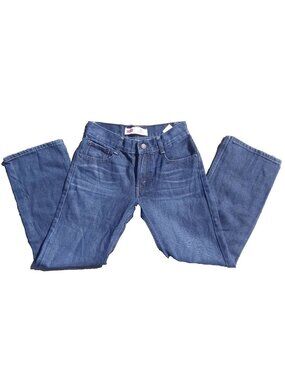 Levi's 505 Jeans Straight 12 Regular Fit W26” X L26” Dark Denim Light Wash W66